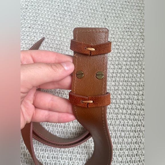 Banana Republic Women's Real Cow Leather Belt, Size Large - Picture 3 of 12